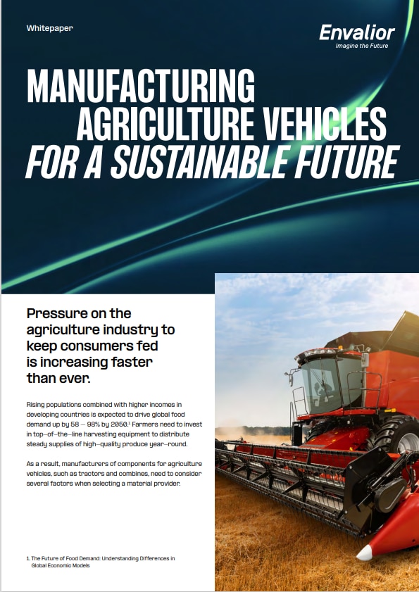 Manufacturing agriculture vehicles for a sustainable future