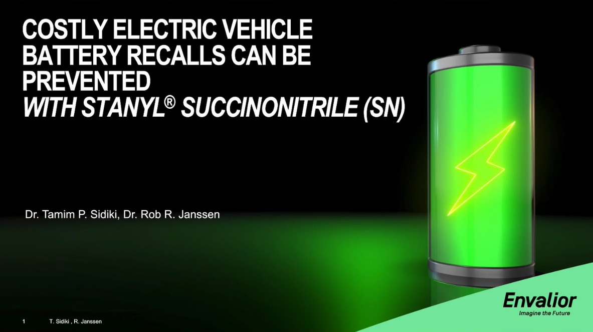 Prevent Battery Recalls with Stanyl Materials