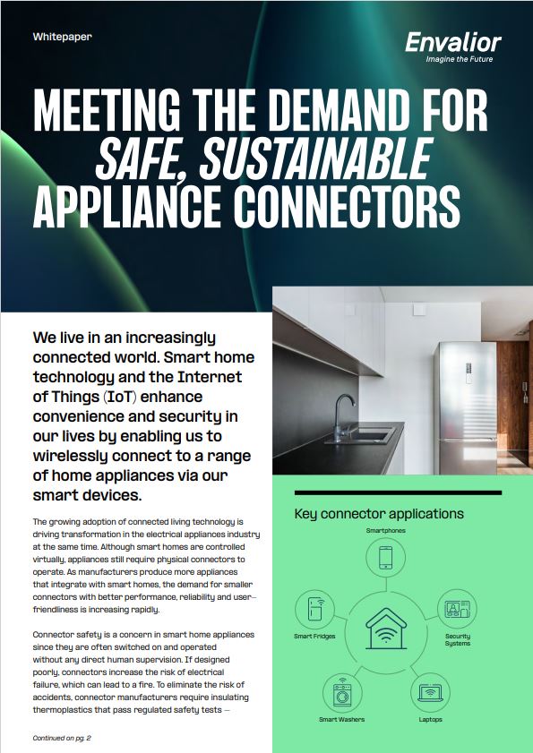 Meeting the demand for safe, sustainable appliance connectors 