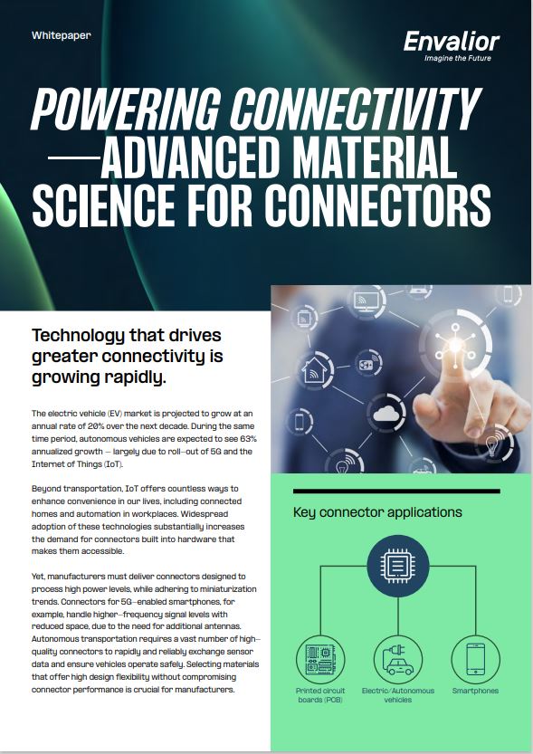 Powering connectivity - advanced material science for connectors