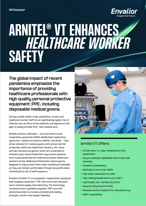 Arnitel® VT enhances healthcare worker safety