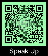 QR code Speak Up report external