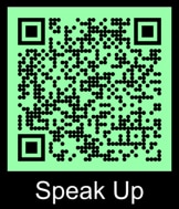 QR-code Speak Up-rapport intern